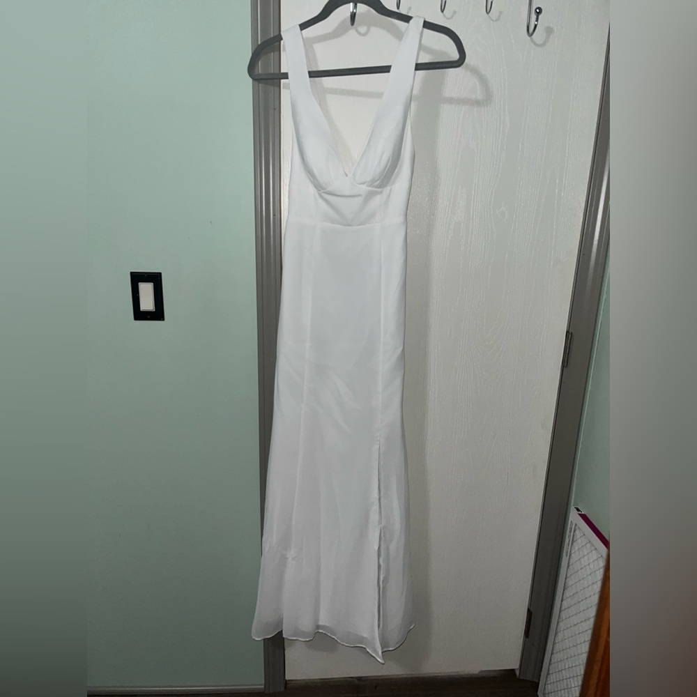 Azazie White Dress